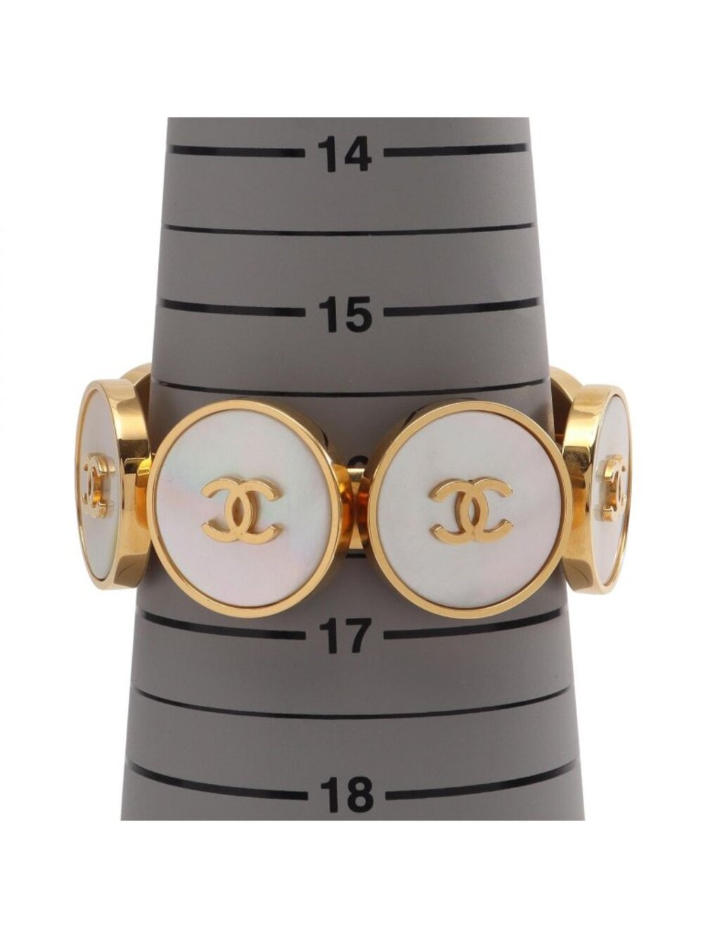 Chanel Bangle CC Logo Bracelet